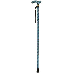 Loops Deluxe Ambidextrous Foldable Walking Cane - 5 Height Settings - Tile Design Loops Deluxe Ambidextrous Foldable Walking Cane - 5 Height Settings - Tile Design