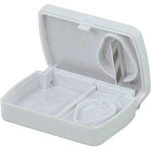 Loops Portable Pill Storage Box with Tablet Splitter - Compact Size - Storage Tray Loops Portable Pill Storage Box with Tablet Splitter - Compact Size - Storage Tray