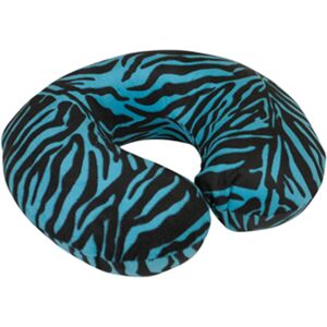 Loops Memory Foam Neck Travel Cushion - Removeable Velour Cover - Blue Tiger Print Loops Memory Foam Neck Travel Cushion - Removeable Velour Cover - Blue Tiger Print