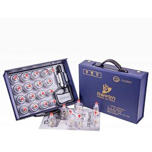 Hansol Professional Cupping Therapy Equipment Set with Pumping Handle 17 Cups & Hansol Professional Cupping Therapy Equipment Set with Pumping Handle 17 Cups &