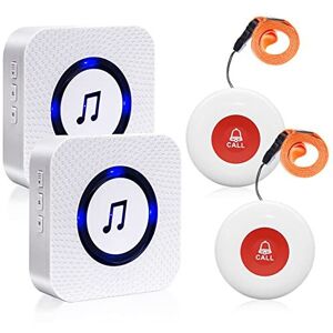 ChunHee Wireless Caregiver Pager/Buzzer Call Bell/Safety Alarm/SOS Call Panic Button 500 ChunHee Wireless Caregiver Pager/Buzzer Call Bell/Safety Alarm/SOS Call Panic Button 500