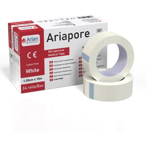 ARIAN MEDICAL LTD Ariapore Micropore Surgical 1.25cm X 10m Tape - 12 Rolls ARIAN MEDICAL LTD Ariapore Micropore Surgical 1.25cm X 10m Tape - 12 Rolls