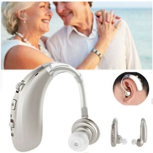 Unbranded Digital BTE Rechargeable Hearing Amplifier Adjustable Volume Sound Voice Behind Unbranded Digital BTE Rechargeable Hearing Amplifier Adjustable Volume Sound Voice Behind