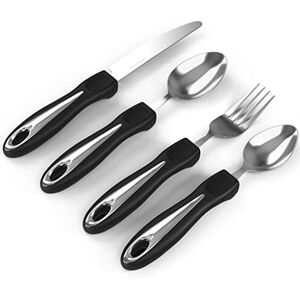 iMedic Comfort Grips Cutlery Set (CUT-S(1)) - Easy-Grip, Large-Handle Stainless iMedic Comfort Grips Cutlery Set (CUT-S(1)) - Easy-Grip, Large-Handle Stainless