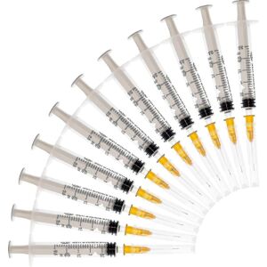 Unbranded 20pack-2.5ml Syringes With 23g 1inch Needles, Disposable Sterile Syringe_ Unbranded 20pack-2.5ml Syringes With 23g 1inch Needles, Disposable Sterile Syringe_
