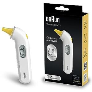 Braun ThermoScan 3 Ear thermometer (professional accuracy, audio fever indicator Braun ThermoScan 3 Ear thermometer (professional accuracy, audio fever indicator