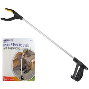 Rysons Long Reach Pick Up Tool Magnet Mobility Reacher Litter Grabber 76cm Rysons Long Reach Pick Up Tool Magnet Mobility Reacher Litter Grabber 76cm