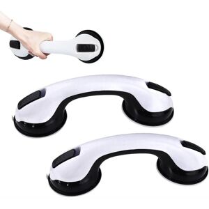 Unbranded 2 Pack Suction Shower Handle, Safety Hand Rail Support,black Unbranded 2 Pack Suction Shower Handle, Safety Hand Rail Support,black