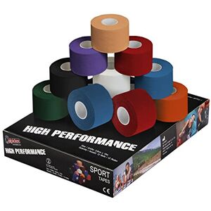 ALPIDEX 12 x Sports Tape 10 m x 3.8 cm Many Colours Zinc Oxide Finger Tape Tearable Skin ALPIDEX 12 x Sports Tape 10 m x 3.8 cm Many Colours Zinc Oxide Finger Tape Tearable Skin