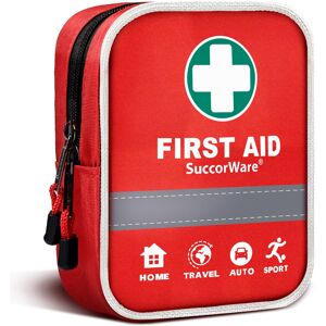 SuccorWare 130 Pieces First Aid Kit with Hospital Grade Medical Supplies - Includes Emergen SuccorWare 130 Pieces First Aid Kit with Hospital Grade Medical Supplies - Includes Emergen