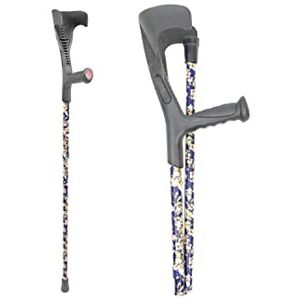 PEPE Mobility Pepe - Folding Crutches for Adults (x1 Unit, Open Cuff), Foldable Crutches for W PEPE Mobility Pepe - Folding Crutches for Adults (x1 Unit, Open Cuff), Foldable Crutches for W