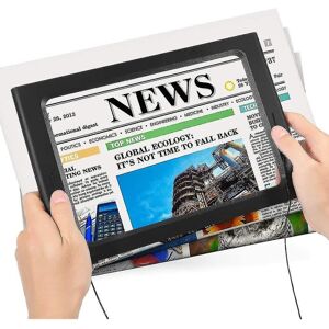 Unbranded Reading Magnifier With Led Light, 12 Led Light Magnifier With Light Reading Aid Unbranded Reading Magnifier With Led Light, 12 Led Light Magnifier With Light Reading Aid