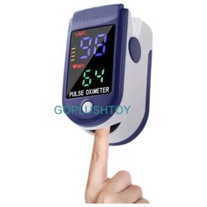 GOPLUSHTOY Fingertip Pulse Oximeter Oxygen Saturation Level Meter Digital Display GOPLUSHTOY Fingertip Pulse Oximeter Oxygen Saturation Level Meter Digital Display