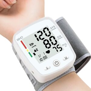 Nuonove Wrist Blood Pressure Monitor Digital BP Monitor Rechargeable BP Machine with 2x9 Nuonove Wrist Blood Pressure Monitor Digital BP Monitor Rechargeable BP Machine with 2x9