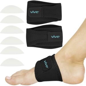 Vive Arch Support Brace (Pair) - Plantar Fasciitis Gel Strap for Men, Woman - Orthoti Vive Arch Support Brace (Pair) - Plantar Fasciitis Gel Strap for Men, Woman - Orthoti