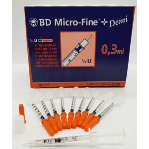 BD Micro-Fine 0.3ml Insulin Syringes – Box of 100, Ultra-Fine Needles, Sterile & BD Micro-Fine 0.3ml Insulin Syringes – Box of 100, Ultra-Fine Needles, Sterile &