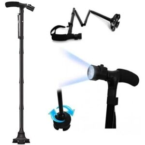 Want Want ULTIMATE MAGIC CANE Adjustable Folding & Extendable Walking Stick + LED Lights Want Want ULTIMATE MAGIC CANE Adjustable Folding & Extendable Walking Stick + LED Lights