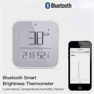 GreenZech (Bluetooth) Smart Bluetooth Mesh Brightness Thermometer Light Temperature Humidi GreenZech (Bluetooth) Smart Bluetooth Mesh Brightness Thermometer Light Temperature Humidi