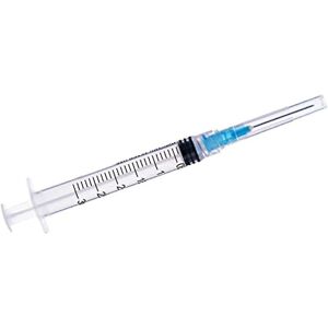Unbranded 3ml Syringe With 23g 1in Needle - Disposable Individual Packaging (3ml-23g-100pa Unbranded 3ml Syringe With 23g 1in Needle - Disposable Individual Packaging (3ml-23g-100pa