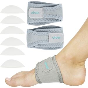 Vive Arch Support Brace Pair - Plantar Fasciitis Gel Strap for Men Woman - Orth Vive Arch Support Brace Pair - Plantar Fasciitis Gel Strap for Men Woman - Orth