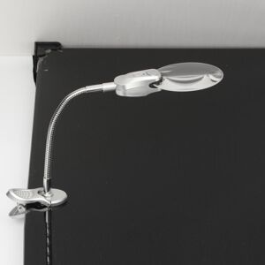 GreenZech 6X Desk Table Clamp Mount LED Lighted Magnifier Lamp Metal Hose Magnifying Glass GreenZech 6X Desk Table Clamp Mount LED Lighted Magnifier Lamp Metal Hose Magnifying Glass