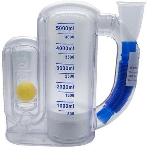 Unbranded Inspiratory Exerciser, 5000ml Apparatus Vital Capacity Breathing Trainer, Lung E Unbranded Inspiratory Exerciser, 5000ml Apparatus Vital Capacity Breathing Trainer, Lung E