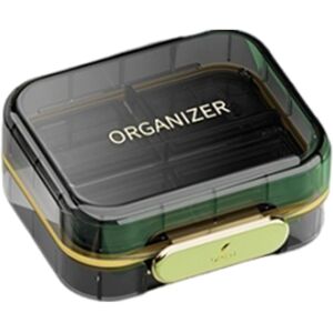 Unbranded (Black) Portable Pill Box, Weekly Pill Box, Travel Pill Box, W7 Day Pill Box, Do Unbranded (Black) Portable Pill Box, Weekly Pill Box, Travel Pill Box, W7 Day Pill Box, Do