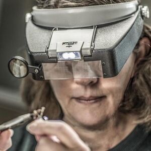 Unbranded (Grey) Headband Magnifier Led Light Head Lamp Magnifying Glass Jeweler Loupe wit Unbranded (Grey) Headband Magnifier Led Light Head Lamp Magnifying Glass Jeweler Loupe wit