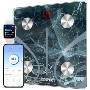 RENPHO Body Weight Scale, Bluetooth, BMI Monitor, Marble RENPHO Body Weight Scale, Bluetooth, BMI Monitor, Marble