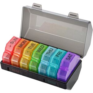 Unbranded (Black) Weekly Pill Organiser, Portable Pill Box, Portable Pill Container, Porta Unbranded (Black) Weekly Pill Organiser, Portable Pill Box, Portable Pill Container, Porta