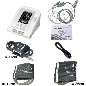 Unbranded (with 3 cuffs1, One size) 08a Vet Animal Blood Pressure Detector Can Be Equipped Unbranded (with 3 cuffs1, One size) 08a Vet Animal Blood Pressure Detector Can Be Equipped