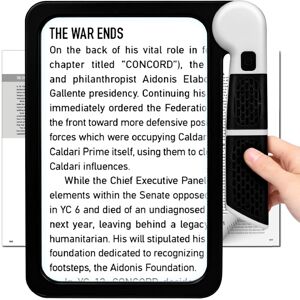 Dijia Magnifying Glass with Light- Page Magnifier for Reading 48 LEDs 3 Modes Lightwei Dijia Magnifying Glass with Light- Page Magnifier for Reading 48 LEDs 3 Modes Lightwei