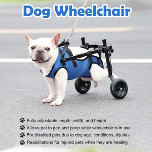 Unbranded Dogs wheel-chair for Back Legs Adjustable Pets Cart with Wheel Dog Leg Brace and Unbranded Dogs wheel-chair for Back Legs Adjustable Pets Cart with Wheel Dog Leg Brace and