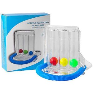 Unbranded (As show, One size) 3 Balls Breathing Exerciser Lung Function Enhancement Traine Unbranded (As show, One size) 3 Balls Breathing Exerciser Lung Function Enhancement Traine