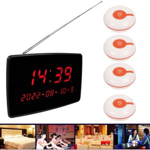 Unbranded Wireless Calling System 10Pcs Waterproof Call Buttons 1 Display Receiver Patient Unbranded Wireless Calling System 10Pcs Waterproof Call Buttons 1 Display Receiver Patient