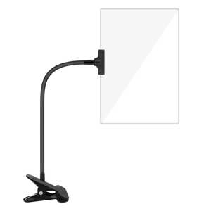 Semoic 5X Clip-On Magnifying Glass, 6x3.5 in Viewing Area, 360-degree Gooseneck, Lightw Semoic 5X Clip-On Magnifying Glass, 6x3.5 in Viewing Area, 360-degree Gooseneck, Lightw