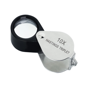 Jehiatek Hastings Triplet Loupe 10X Jeweler'S with 16mm Lens Foldable Tiny Magnifier Gems Jehiatek Hastings Triplet Loupe 10X Jeweler'S with 16mm Lens Foldable Tiny Magnifier Gems