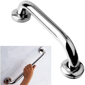 GreenZech Stainless Steel Safety Bath Bathroom Shower Tub Hand Grips Grab Bar Handle 25cm GreenZech Stainless Steel Safety Bath Bathroom Shower Tub Hand Grips Grab Bar Handle 25cm
