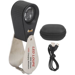 Unbranded 20X Folding Magnifying Glass Portable Rechargeable Unbranded 20X Folding Magnifying Glass Portable Rechargeable