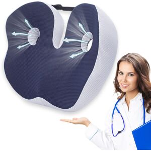 Unbranded Memory Foam Seat Cushion for Tailbone & Hip Pain Relief, Blue Car Seat Cushion f Unbranded Memory Foam Seat Cushion for Tailbone & Hip Pain Relief, Blue Car Seat Cushion f