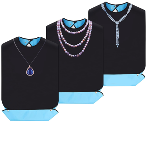 Jojomino 3 Pack Adult Bibs for Elderly Washable, Feeding Bib Jojomino 3 Pack Adult Bibs for Elderly Washable, Feeding Bib