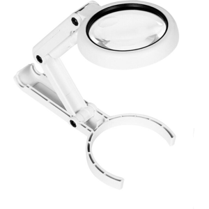 Unbranded 10X Large Magnifying Glass With Light 8 LED Magnifier Foldable Stand Unbranded 10X Large Magnifying Glass With Light 8 LED Magnifier Foldable Stand