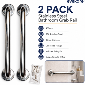 True Face Evekare 450mm LED Grab Rails 2 Pack True Face Evekare 450mm LED Grab Rails 2 Pack