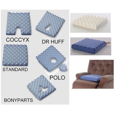 Putnams (Armchair Deluxe (19.5" x 19" x 4") , Bony Parts Cut Out) Pressure Relief Cushio Putnams (Armchair Deluxe (19.5" x 19" x 4") , Bony Parts Cut Out) Pressure Relief Cushio
