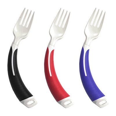 Shine International - Left Hand Fork - Black - Curved - Cutlery Shine International - Left Hand Fork - Black - Curved - Cutlery