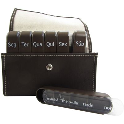 Pilbox Liberty Pill Dispenser 7 Modules with Pouch Pilbox Liberty Pill Dispenser 7 Modules with Pouch
