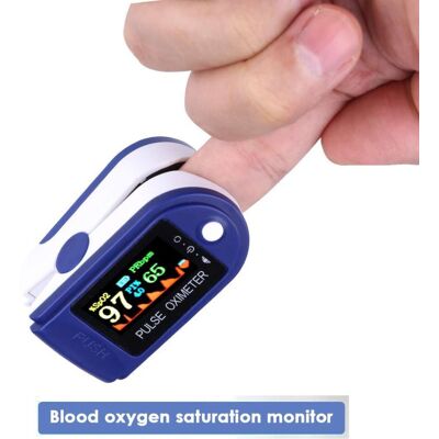 HandyTech Colour Display Fingertip Pulse Oximeter Oxygen Saturation Level Meter Blood Moni HandyTech Colour Display Fingertip Pulse Oximeter Oxygen Saturation Level Meter Blood Moni