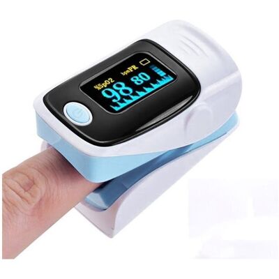 HOD Health (Lake Blue) Blood Pressure Monitors Fingertip Heart Rate Monitor With Pulse Oxim HOD Health (Lake Blue) Blood Pressure Monitors Fingertip Heart Rate Monitor With Pulse Oxim