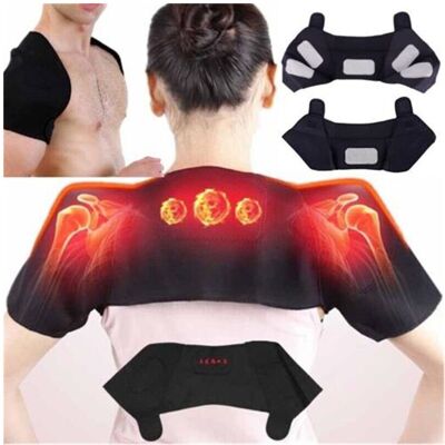 Unbranded (Black, XL) Self Heating Therapy Magnetic Tourmaline Back Support Belt Shoulder Unbranded (Black, XL) Self Heating Therapy Magnetic Tourmaline Back Support Belt Shoulder