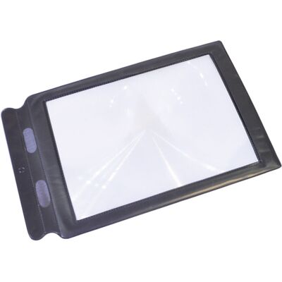 AidApt Reading Sheet Magnifier - 2x Magnification - Lightweight Large Reading Aid AidApt Reading Sheet Magnifier - 2x Magnification - Lightweight Large Reading Aid